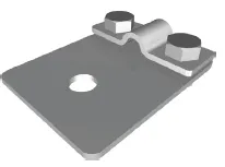 фото Соединитель контрольный (двухболтовой с отверстием) GT (ИМП)