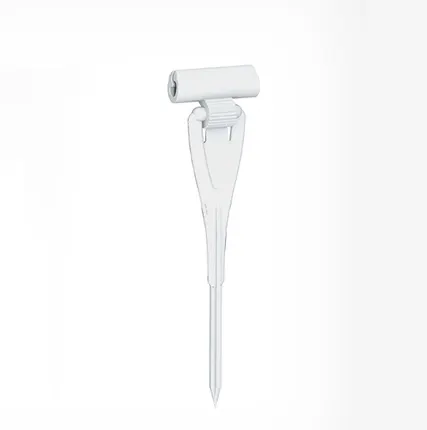 Фото №0 Комплект ценникодержателя ДЕЛИ с иголкой, белый