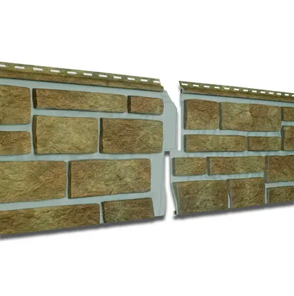 Фото №0 Фасадная панель "Стоун Хаус S-Lock Таганай" (ЮП) Вулканический 1950х290мм