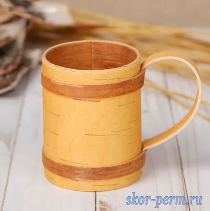 Фото №0 Кружка из бересты