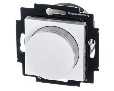 фото Светорегулятор Levit поворотно-нажимной 60-600Вт R бел./ледяной ABB 2CHH942247A6001