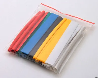 фото Набор цветных термоусаживаемых трубок Колорит с коэффициентом усадки 2:1