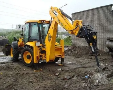 фото Аренда погрузчика с гидромолотом