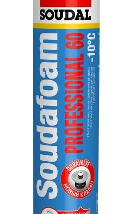 Фото №0 Пена проф. SOUDAL Professional 60л 750мл зимняя (до -10)