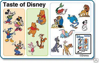 Фото №0 Дискета(карта вышивания) для вышивальных и швейно-вышивальных машин Brother