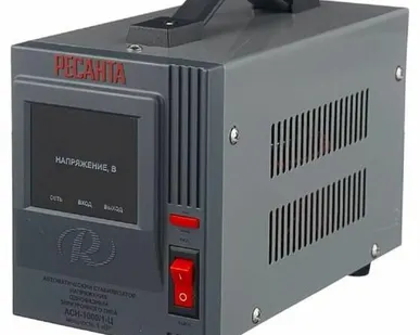 фото Стабилизатор напряжения АСН-1000/1-Ц 1ф 1кВт IP20 релейный Ресанта 63/6/2