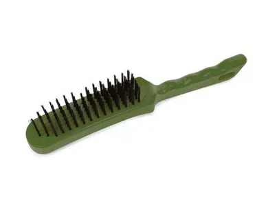 фото Щетка с пластиковой рукояткой, стальная щетина, 4-х рядная ДТ, 270704