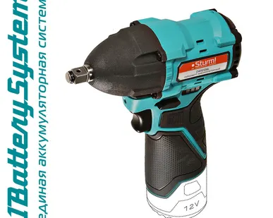 фото Аккумуляторный Гайковерт Sturm! CW1212BL 1BatterySystem12V