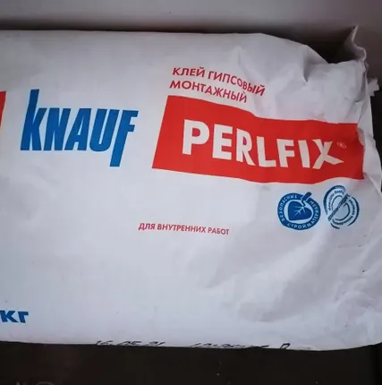 Фото №0 KNAUF ПЕРЛФИКС Клей монтажный гипсовый 30 кг
