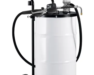 фото Мобильный раздатчик масла для 50 л бочек со счетчиком