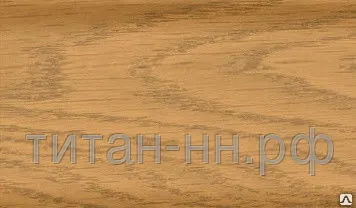 фото Т-ПлаСТ 073 Плинтус Чайка с кабель-каналом и мягким краем дуб классик (1х2,