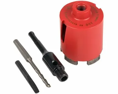 фото Коронка алмазная DCH-68 Laser M16 SDS-Plus EKF Expert