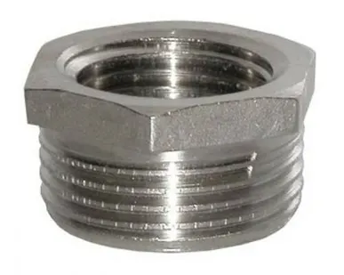 фото Термал Футорка переходная хромированная 3/4" x 1/2" без уплотнительного кольца