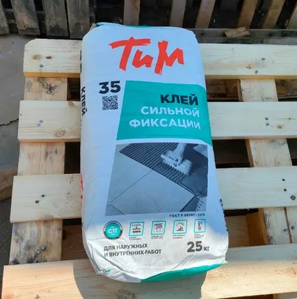 Фото №0 Клей сильной фиксации ТиМ №35 25кг