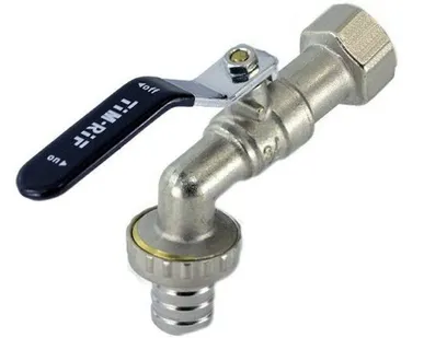 фото Кран шаровой 3/4 дюйма, водоразборный, резьба внутренняя