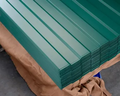 фото Профлист С-8 / зеленый / 0.45 мм. - RAL 6005 / Зеленый мох - Глянцевая - с ЛКП - Первый - С-8 - Стандартные - Опт (от 100 листов / от 200 м.пог.)