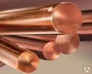 фото Круг, пруток медный, марка м1