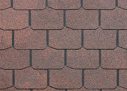 Фото №0 Гибкая черепица Dоcke STANDARD "Крона" Коричневый, цена за м.кв