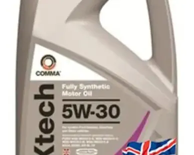 фото Моторное масло COMMA XTC4L 5W-30 синтетическое 4 л