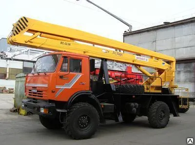 Фото №0 Автогидроподъемник ВС-22.06 Э.И. на шасси КАМАЗ-4326 (4х4) (трехколен.)