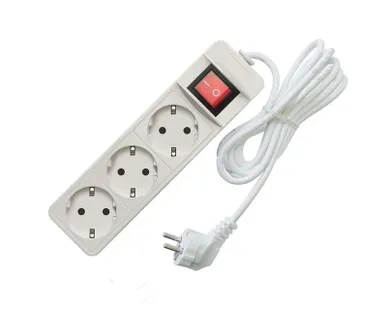 фото Удлинитель 3х3м с заземл. 10А IP20 2.2кВт с выкл. Союз 481S-7303