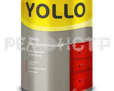 фото Эмаль акрил унив  1,9кг  быстросохнущая белая YOLLO СТ (6/300) зз