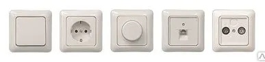 фото Розетка телефонная белая Modul KM36-1M-RJ11-KS-6/4-PW