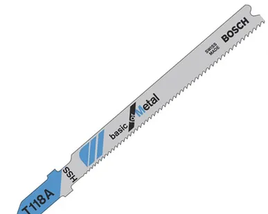фото Bosch 5 Пилки лобз. Т118 А HSS,шаг 1,1-1,5мм, дл. 92мм,  металл, жесть