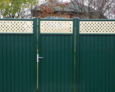 фото Калитка Grand Line Премиум окрашенная с двух сторон 1,0х1,65 (2; 2,4) м