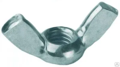 Фото №0 Гайка ЗУБР с барашком, DIN 315, оцинкованная, M4, 8000 шт.