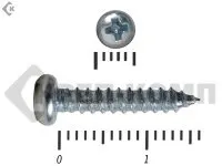 фото Шуруп с полукруглой головкой DIN7981 2,9х16 Средняя фасовка (2000шт)