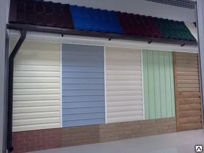 Фото №0 Водосточная система ПВХ Деке (Docke), цвет гранат.