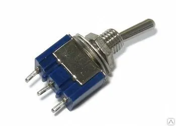 фото Тумблер 250V 3А (3c) ON-OFF-ON однополюсный Micro (MTS-103)