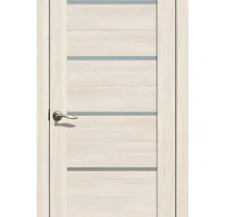 фото Дверь межкомнатная 206 (La Stella) стекло матовое, экошпон, Ясень снежный 2000х600мм