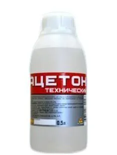 фото Ацетон 0,5л (Новгород) 24шт/уп