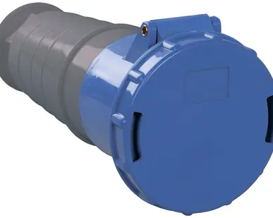 фото Розетка переносная силовая 63A, 2P+E, 230V, IP67 ССИ-233 PSR21-063-3 IEK (ИЭК)