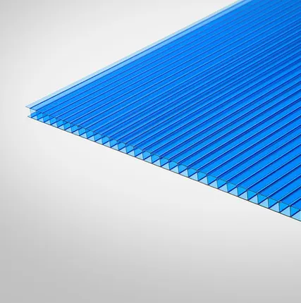 Фото №0 СОТОВЫЙ ПОЛИКАРБОНАТ (СИНИЙ) (2100*6000*4)