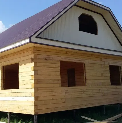 Фото №0 Строительство домов из бруса