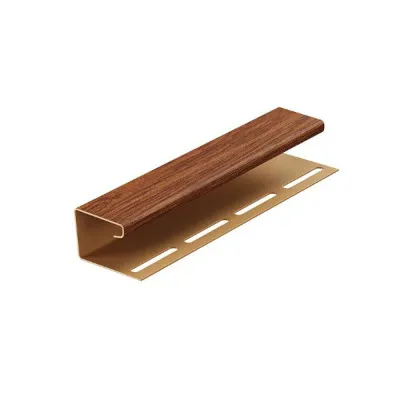 Фото №0 Профиль для сайдинга Docke LUX под дерево J-профиль Фундук