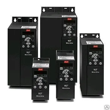 Фото №0 Частотный преобразователь Danfoss VLT Micro Drive, 1.5 кВт, 1 фаза, 220V