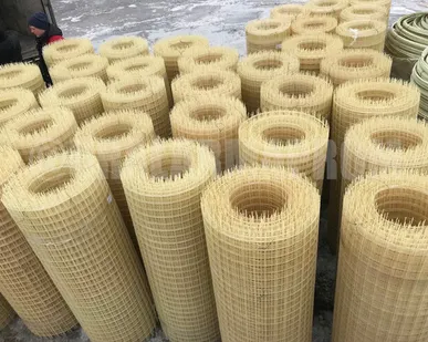 фото Стеклопластиковая композитная сетка 100х100 4 мм