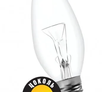 фото Лампа накаливания Navigator 94304 NI-B-60-230-E14/CL свеча 128282