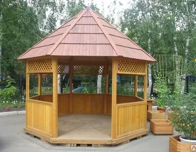 фото Беседки из лиственницы