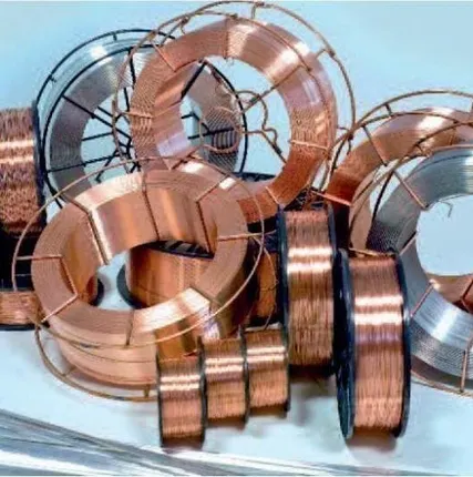 Фото №0 Проволока омеднённая 0.8 мм 08Г2С (сварочная) ГОСТ 2246-70