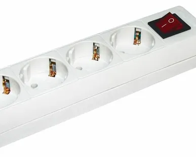 фото Удлинитель силовой 5 м, 4-х местн., 2Р РЕ (3х1мм2 16А...