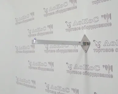 фото Кронштейн на стену горизонтальный прямой L=300мм, хром