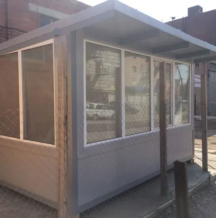 Фото №0 Киоск из сэндвич панелей