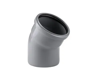 фото Отвод ВК ПП 110х30, серый,РТП