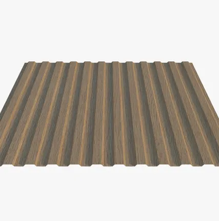 Фото №0 Профнастил Н10.40 покрытие 3D темный бук Россия, эконом, 0.4-0.45 мм