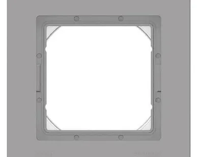 фото SCHNEIDER ELECTRIC Рамка 1-м AtlasDesign Aqua IP44 (алюминий) SchE ATN440301